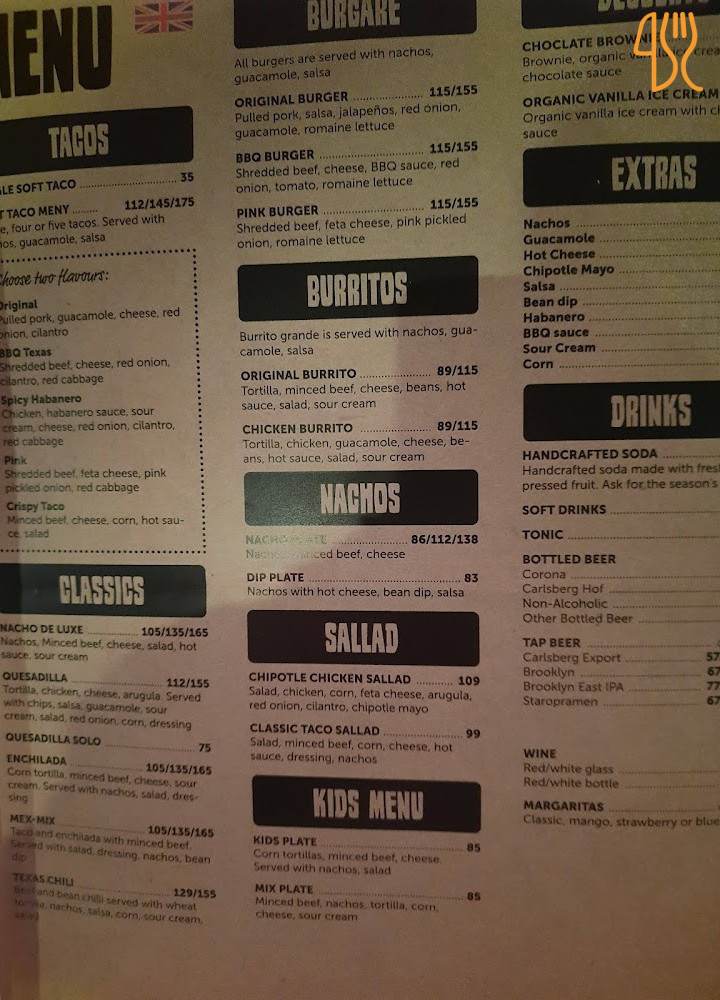 Taco Meny