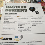 Bastard Burgers Meny