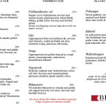 Restaurang Bryggan Meny