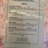 Indian Bistro Meny