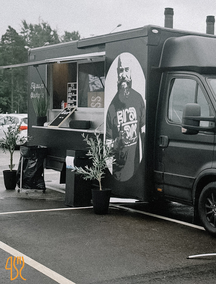 Bra Hak Burgers Utomhus