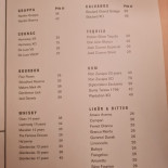 Usine Bistro 38, Restaurang Meny