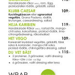 Graffiti Cafe Meny