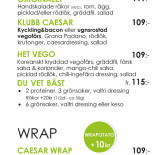 Graffiti Cafe Meny