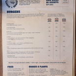 Flippin' Burgers Observatoriegatan 8 Meny