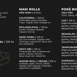 Kamizack Sushi Meny