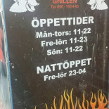 Baloo Grillen Meny
