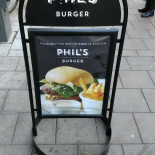 Phil's Burger Meny