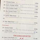 Saffran Indiska Resturant Meny