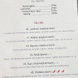 Saffran Indiska Resturant Meny