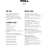 Tehran Grill Meny