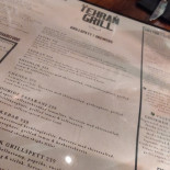 Tehran Grill Meny