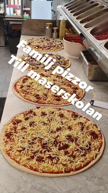 Haga Pizzeria Meny