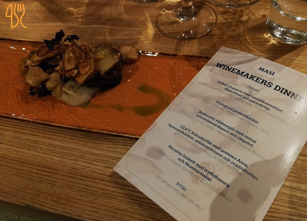 Restaurang Amano Meny