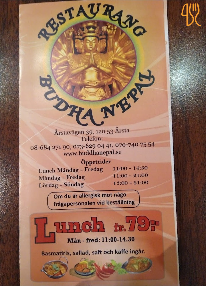 Buddha Nepal Meny