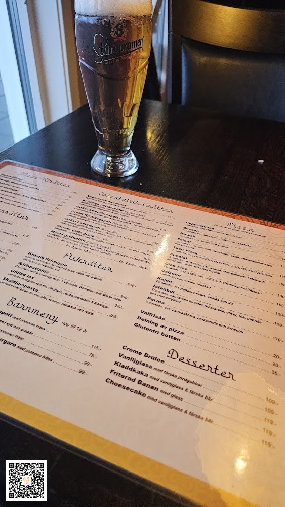 Restaurang Orient Meny