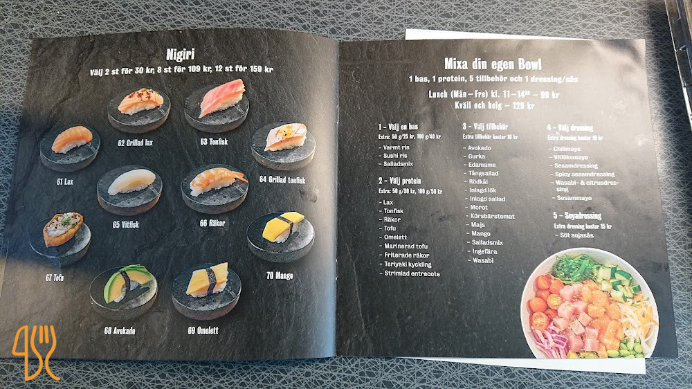 Aiko Sushi Express Meny