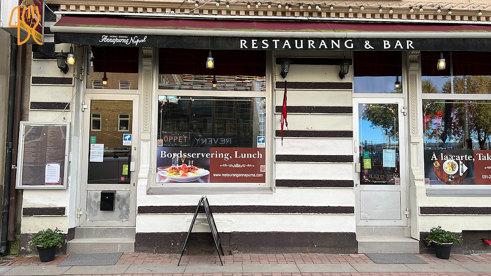 Annapurna Nepal Restaurang Utomhus