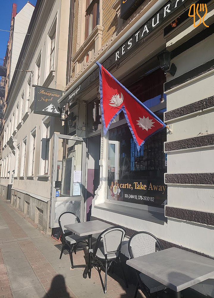 Annapurna Nepal Restaurang Utomhus