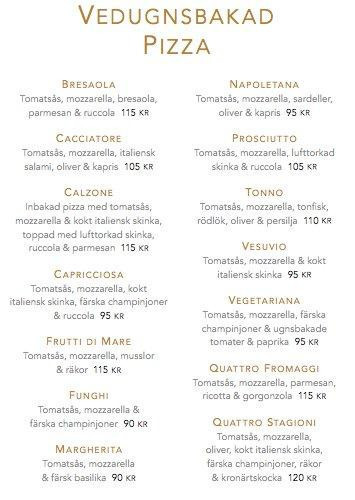Restaurang Spot Meny
