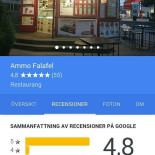 Ammo Falafel Meny