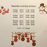 Siesta Restaurang Meny