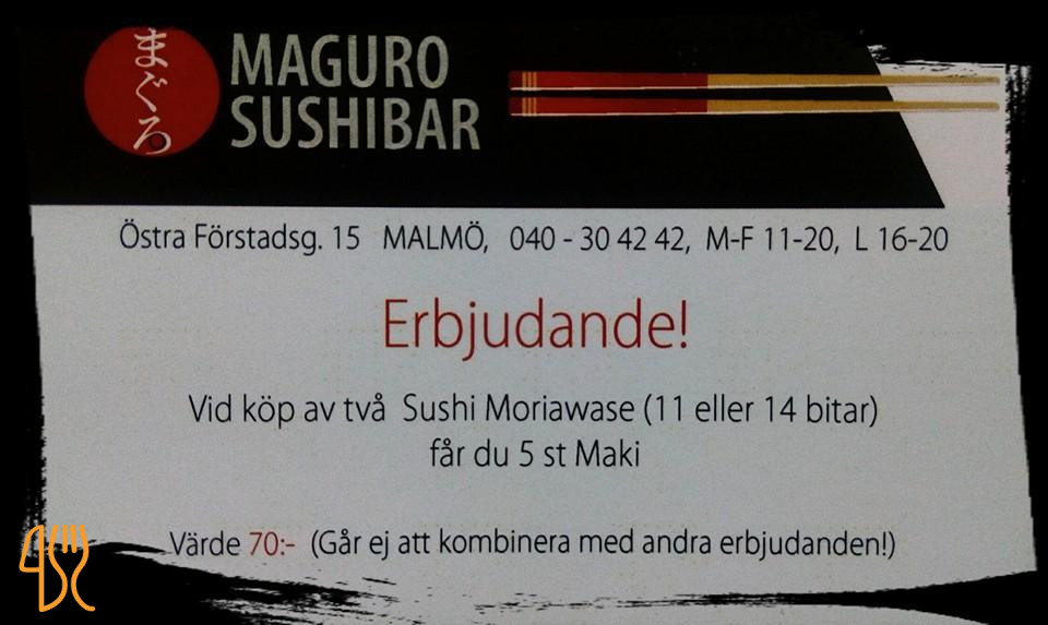 Maguro Sushibar Meny