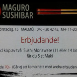 Maguro Sushibar Meny