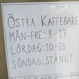 Östra Kaffebaren Meny