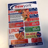 New York Pizza Meny