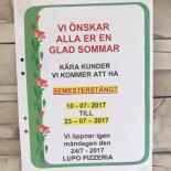 Lupo Trattoria Meny