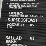 Kärleksgatan 3 Meny