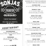 Sonjas Burgare Meny