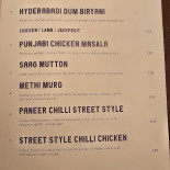 Indian Street Food Co Meny