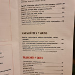 Taverna Brillo Meny