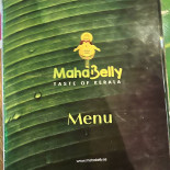 Mahabelly Taste Of Kerala Meny