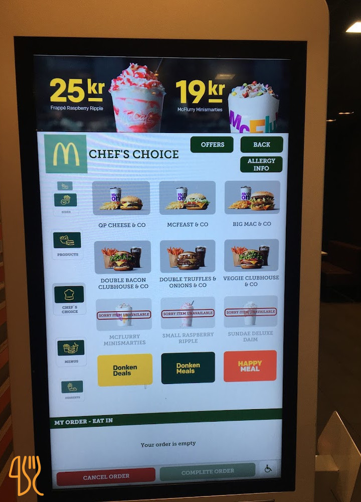 Mcdonald's Karlstad Nobelplan Meny