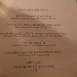 Bistro Grodlår Timjan Meny
