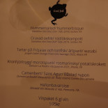 Bistro Grodlår Timjan Meny