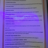 Bella Luna Italiana Restaurang Meny