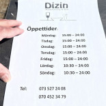 Dizin Restaurang Meny