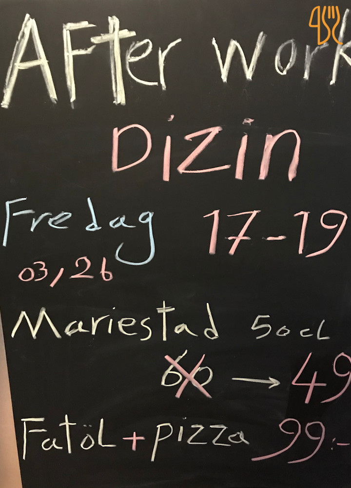 Dizin Restaurang Meny