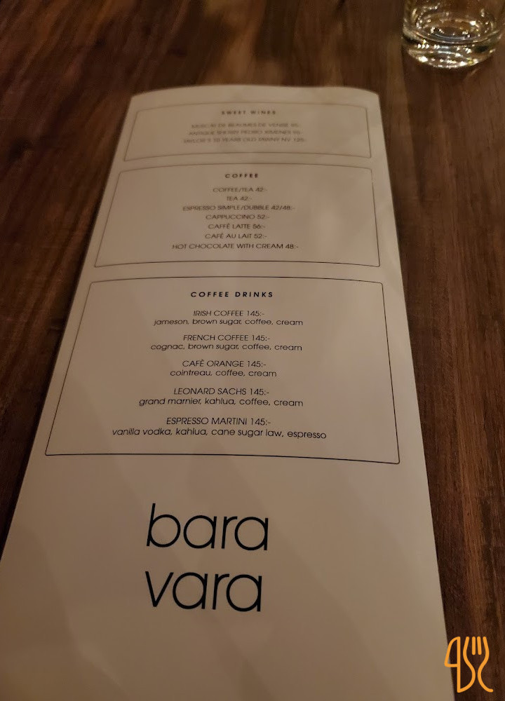 Bara Vara Meny
