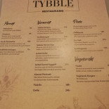 Restaurang Tybble Pizzeria Och Kvarterskrog Meny