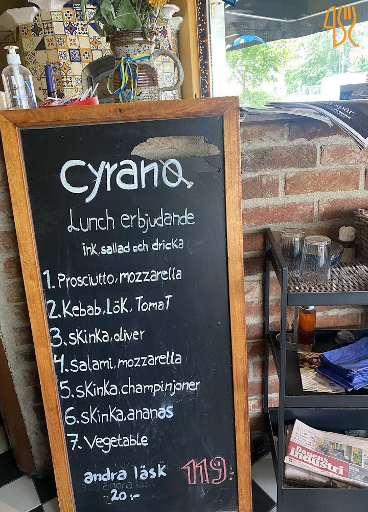 Cyrano Eriksberg Meny