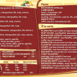 Restaurang Pizzeria Amore I Orsa Meny