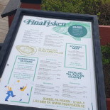 Restaurang Fina Fisken Meny