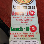 Pizzeria Karavan Meny