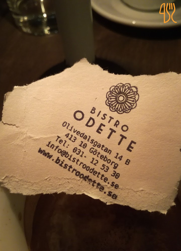Bistro Odette Meny