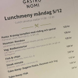 Hemmagastronomi Meny